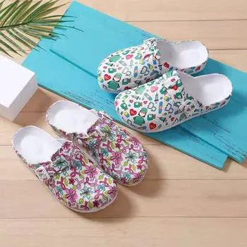 Защитные тапочки для операционной с героями мультфильмов - Мягкая подошва, дизайн Baotou для мужчин и женщин-медсестер, использования в лабораториях и студиях Nurse; 38