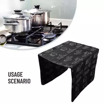 Защитный экран для защиты от брызг масла, высокий барьер и регулируемый белый