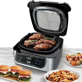 Защитный экран из нержавеющей стали для AG301, многоразовый 5-в-1, аксессуары для внутреннего гриля, защитный экран из нержавеющей стали для Ninja