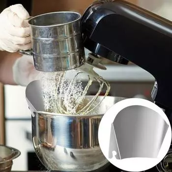 Защитный экран из нержавеющей стали для миксера, защищающий от проливания, улучшает безопасность кухни