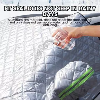 Защитный экран на переднее окно автомобиля, солнцезащитный козырек, лобовое стекло автомобиля, защита от пыли, снега, мороза, льда, щиток для лобового стекла автомобиля серебряный