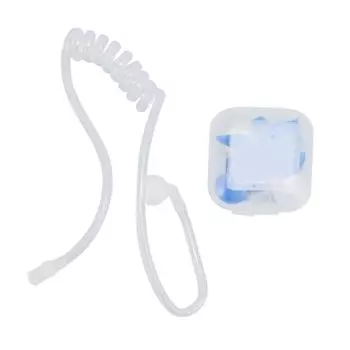 Защитный акустический трубчатый наушник-вкладыш, высокая эластичность, легкий, удобный акустический катушечный наушник синий