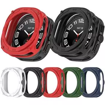 Защитный чехол-бампер из ТПУ для Samsung Galaxy Watch 7 Ultra 47 мм -M6 белый