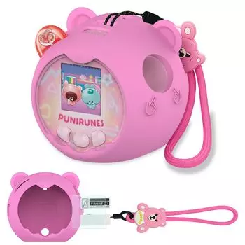 Защитный чехол BCWXION из силикагеля для TAKARA TOMY Punirunzu Puni Tomotsushin мягкий, водонепроницаемый, пыленепроницаемый, легкий, ударопрочный, без запаха, прочный, розовый