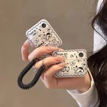 Защитный чехол Cartoon Cat для AirPods Bluetooth 1-го/2-го поколения, Pro2 и 3-го поколения. AirPods 1/2