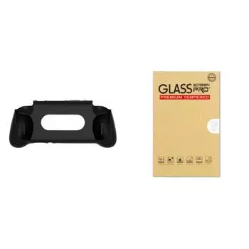 Защитный чехол-держатель-подставка из ТПУ для Retroid Pocket 4/4 Pro (черный)