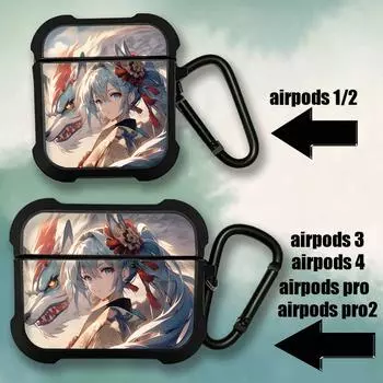 Защитный чехол для Air Pods Pro2 Защитный чехол для Air Pods3 Air Pods 4 Беспроводная Apple Bluetooth Машина Силикон Четыре поколения Пять поколений Apple AirPods 4 Drop-resistant Silicone 16
