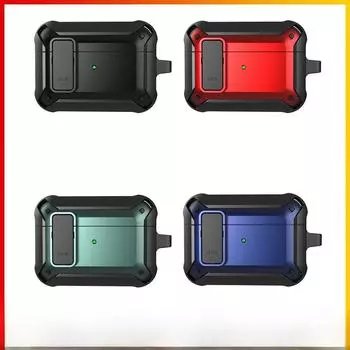 Защитный чехол для AirPods Pro 2 и AirPods 4 — Bluetooth-наушники второго поколения Airpods pro2 оранжевый/зелёный