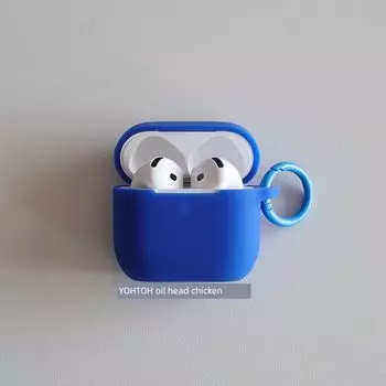 Защитный чехол для Airpodspro2 Чехол для наушников Apple 2024 Новинка Airpods3 Силиконовый цельный Ударопрочный Второе поколение Мягкий кейс Pro Сумка