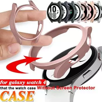 Защитный чехол для экрана ПК Samsung Galaxy Watch 4 40 мм 44 мм 4 classic 46 мм 42 мм Универсальный защитный бампер для Galaxy Watch 4 40 мм 44 мм classic 46 42 Galaxy watch 4 44mm чёрный