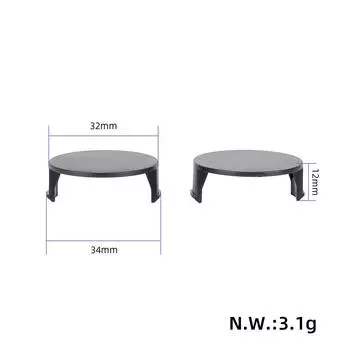 Защитный чехол для электрических скутеров, декоративная крышка передней/задней вилки, совместимая с F20 F25 F30 F40 For Rear Fork чёрный