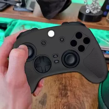 Защитный чехол для беспроводного игрового контроллера Razer Wolverine V3 Pro, силиконовый чехол для игровой ручки, устойчивый к царапинам чёрный