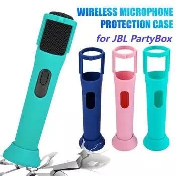 Защитный чехол для беспроводного микрофона, силиконовый чехол, идеальная посадка, простая установка, защитный чехол для микрофона зелёный