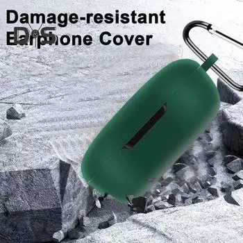 Защитный чехол для беспроводных наушников, ударопрочный, ударопрочный, силиконовый защитный чехол, аксессуары для гарнитуры Redmi Buds 4 Lite чёрный