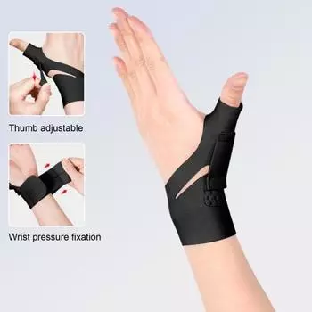 Защитный чехол для большого пальца и запястья, снимает боль, поддерживает заживление сухожилий, дискомфорт, клавиатура, игроки, защитный чехол для травм большого пальца S B