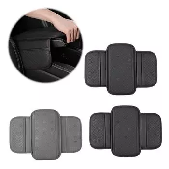 Защитный чехол для центральной консоли - Подушка для подлокотника автомобиля Износостойкая накладка на подлокотник с карманом для хранения для универсального Aut D3J0