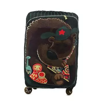 Защитный чехол для чемодана Эластичный чехол для багажа Прочный протектор для чемодана Подходит для багажа 18-28 дюймов Дорожные аксессуары S