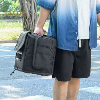 Защитный чехол для динамика, пылезащитная сумка для хранения, водонепроницаемая застежка-молния, большая вместительность, индивидуальный дизайн, сумка для переноски динамика для JBL Partybox чёрный