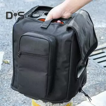 Защитный чехол для динамика, пылезащитная сумка для хранения, водонепроницаемая застежка-молния, большая вместительность, индивидуальный дизайн, сумка для переноски динамика для JBL Partybox чёрный