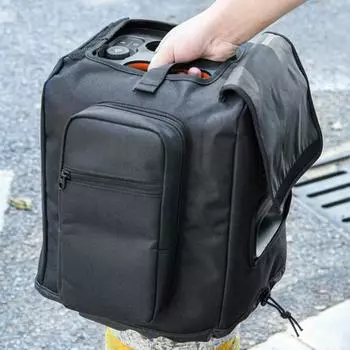 Защитный чехол для динамика, пылезащитная сумка для хранения, водонепроницаемая застежка-молния, большая вместительность, индивидуальный дизайн, сумка для переноски динамика для JBL Partybox чёрный