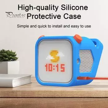 Защитный чехол для динамика, яркий цветной противоударный детский силиконовый чехол для умного динамика для Yoto оранжевый