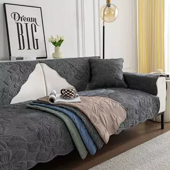 Защитный чехол для дивана для гостиной, эластичный диван, подушка, коврик, чехлы для диванов, утепленный плюшевый стул, диван, полотенце, домашний декор