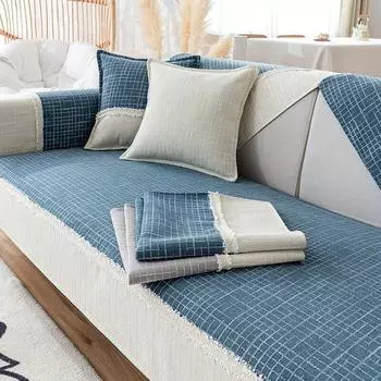 Защитный чехол для дивана для гостиной, универсальный коврик для подушки, чехлы для диванов, нескользящий утолщенный стул, диван, полотенце, домашний декор 70x70cm 1pcs