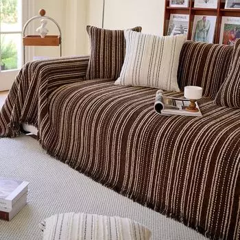 Защитный чехол для дивана, жаккардовый чехол для дивана из шенилла, полотенце для дивана, чехол для полотенца, все включено, чехол для одеяла, пылезащитная салфетка 180x130