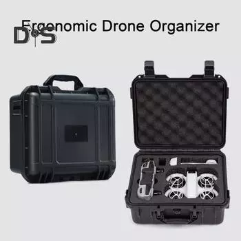 Защитный чехол для дрона с ручкой, ударопрочный, прочный, водонепроницаемый, портативный, переносной футляр для Neo Drone чёрный