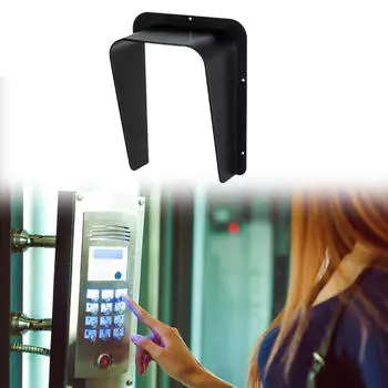 Защитный чехол для дверного звонка, большой, защитный чехол от дождя для наружного применения чёрный