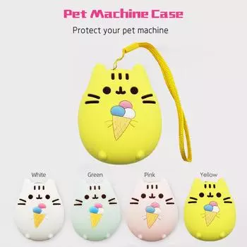 Защитный чехол для игрового автомата для домашних животных, силиконовый чехол для электронного игрового автомата для домашних животных с героями мультфильмов розовый