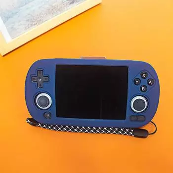 Защитный чехол для игровой консоли ANBERNIC RG40XX H силиконовый чехол большой портативный защитный Soli O7V7 Blue-1pcs