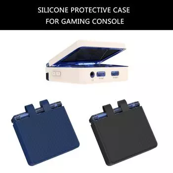 Защитный чехол для игровой консоли RG35XX SP, устойчивый к царапинам корпус, защитный чехол, гибкий чехол синий