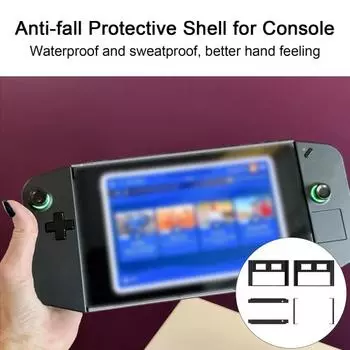 Защитный чехол для игровой консоли с точным дизайном отверстий, устойчивый к царапинам чехол для игровой машины Lenovo Legion Go чёрный