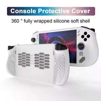 Защитный чехол для игровой консоли, силиконовый чехол, ударопрочный, ударопрочный, простая установка, игра белый