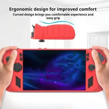 Защитный чехол для игровой консоли, ударопрочный, устойчивый к падениям, защитный чехол с простой установкой для ROG Ally X белый