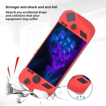 Защитный чехол для игровой консоли, ударопрочный, устойчивый к падениям, защитный чехол с простой установкой белый