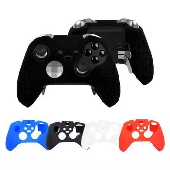 Защитный чехол для игровой ручки, амортизирующий, нескользящий, с мягкой текстурой, силиконовый защитный чехол для геймпада для Xbox One красный