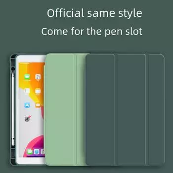 Защитный чехол для iPad 2019 с гнездом для стилуса для 10,2-дюймового, Air3, Mini4/5, 2020 Pro 11-дюймового iPad 2017/2018 (9.7-inch)