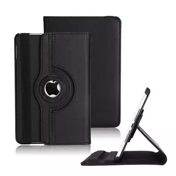 Защитный чехол для iPad Air 4 10.2 с узором личи. Чехол для планшета Mini 45 Rotating Pro 10.5 для 6-го, 7-го и 8-го поколений. black. iPad Mini 6 (8.3 inches) чёрный