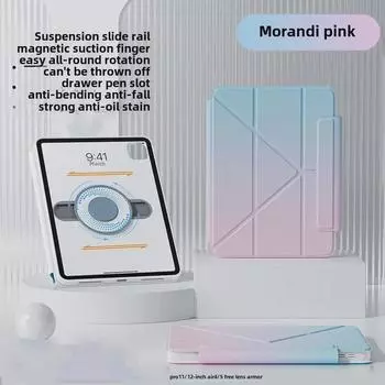 Защитный чехол для iPad Air 5/4 Slim с гнездом для стилуса — подходит для планшетов Pro 11 и Apple 10-го поколения iPad Pro 2024 (11 inch)