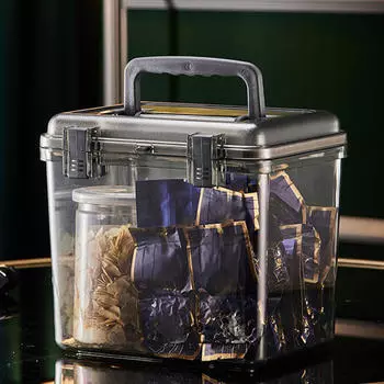 Защитный чехол для камеры, герметичный контейнер для аксессуаров с ручкой, практичная многофункциональная крышка Transparent