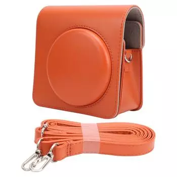 Защитный чехол для камеры из искусственной кожи, сумка через плечо для камеры Instax SQUARE SQ1Orange оранжевый