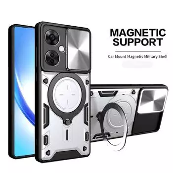 Защитный чехол для камеры с металлическим кольцом для OnePlus Nord CE 3 Lite Nord N30 N20 N300 OnePlus 10T ACE Pro Armor Hybrid Car Holder Covev For Nord CE 3 Lite чёрный