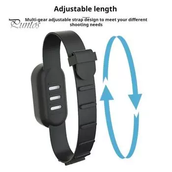 Защитный чехол для камеры, силиконовый чехол с регулируемым ремешком, устойчивый к царапинам и пыли, мягкий защитный чехол для экшн-камеры Insta360 GO3/3S чёрный