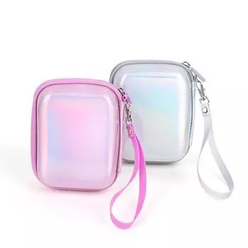 Защитный чехол для камеры, универсальная жесткая сумка для переноски с внутренним карманом для Fujifilm Instax Mini 11/Evo/Link/Liplay, аксессуары серебряный