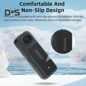 Защитный чехол для камеры, устойчивый к царапинам, ударопрочный, идеально подходит, легко устанавливается, защитный чехол для камеры Insta360 X4 чёрный