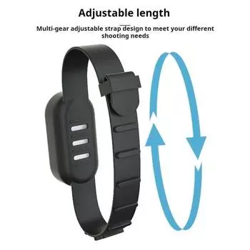 Защитный чехол для камеры Yousheng, силиконовый чехол с регулируемым ремешком, устойчивый к царапинам и пыли, мягкий защитный чехол для экшн-камеры Insta360 GO3/3S чёрный