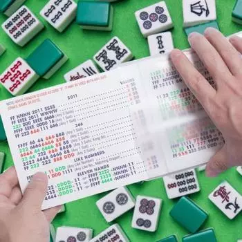 Защитный чехол для карт маджонга Прозрачный чехол для карт маджонга Непромокаемый держатель для карт маджонга Подарок для любителей маджонга 2pcs