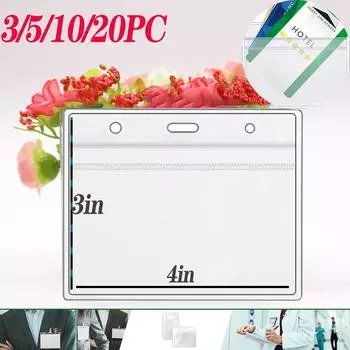 Защитный чехол для карты здоровья, водонепроницаемый мягкий чехол для карт из ПВХ